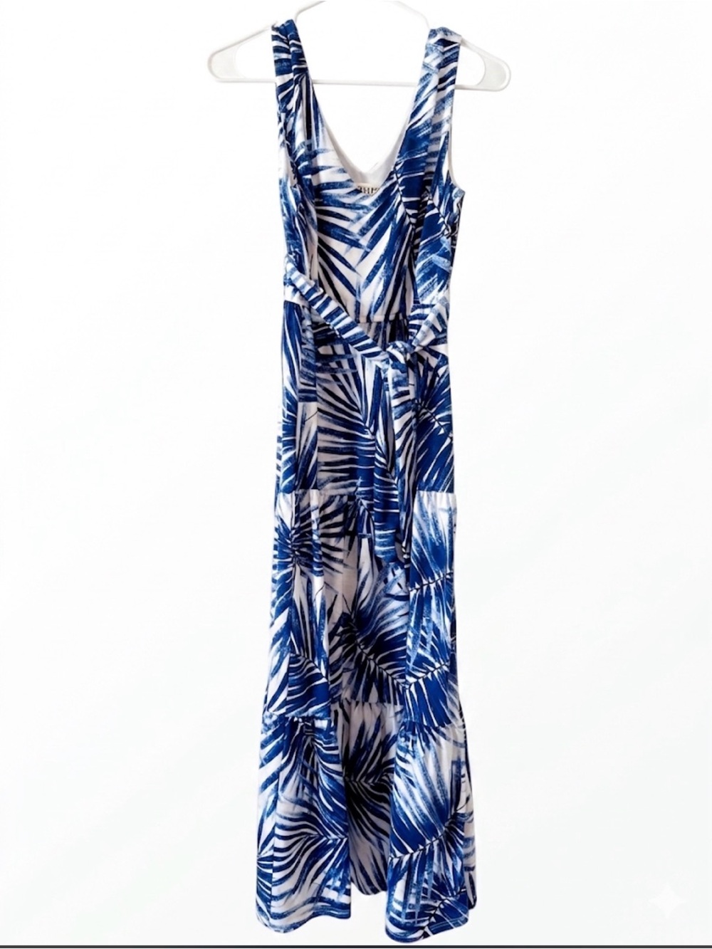Soho Apparel Tropical Tiered Maxi Dress - Picture 2 of 5
